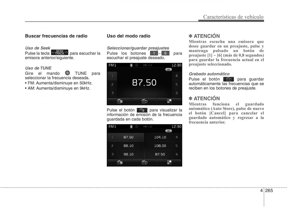 KIA Carens III 3 manual del propietario / page 352