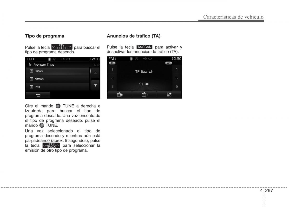 KIA Carens III 3 manual del propietario / page 354