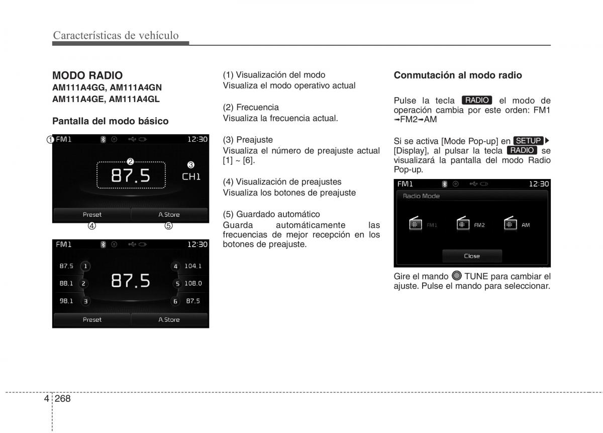 KIA Carens III 3 manual del propietario / page 355