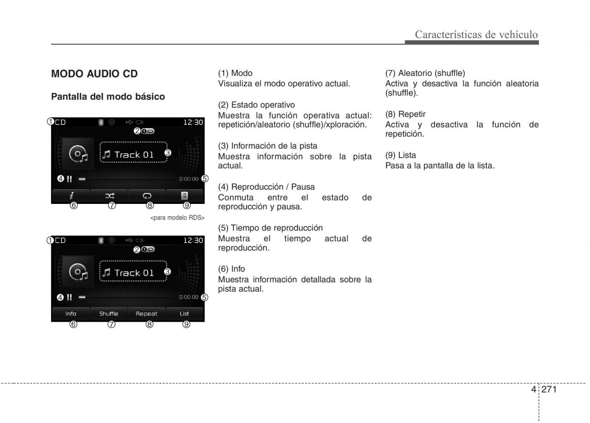 KIA Carens III 3 manual del propietario / page 358