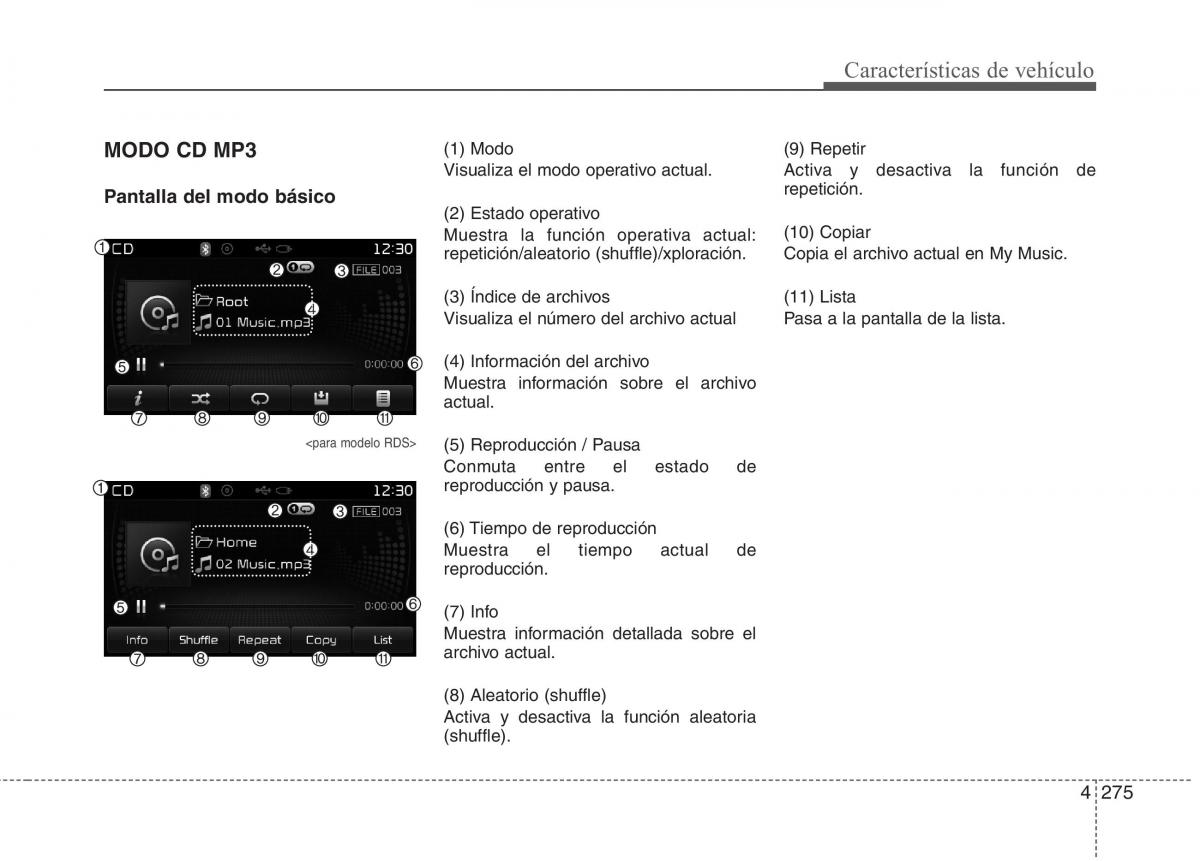 KIA Carens III 3 manual del propietario / page 362