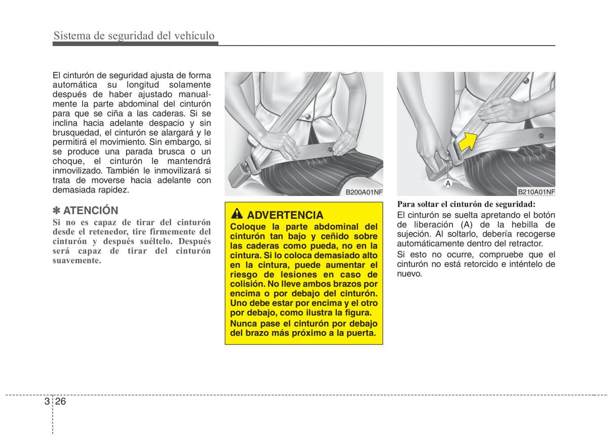 KIA Carens III 3 manual del propietario / page 39