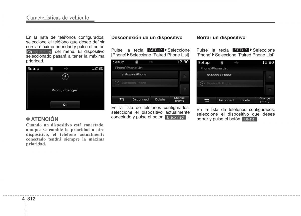 KIA Carens III 3 manual del propietario / page 399