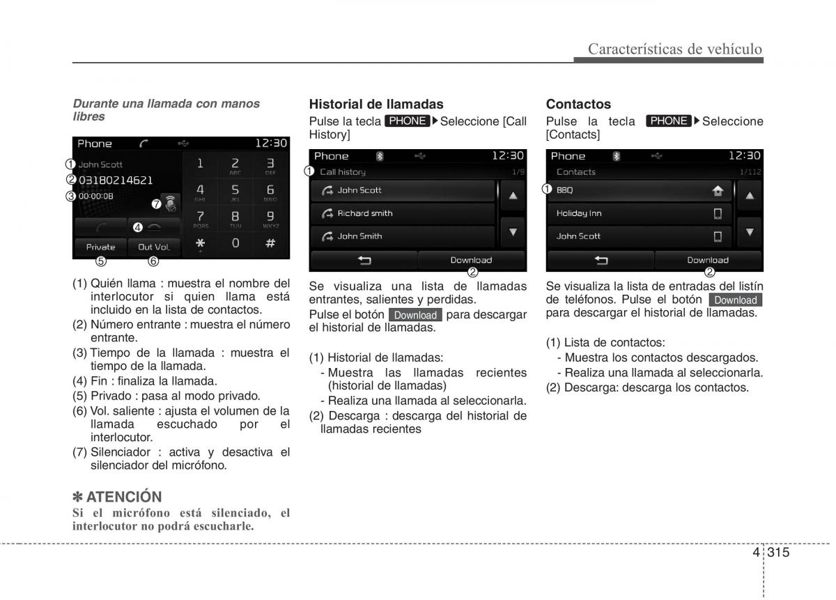 KIA Carens III 3 manual del propietario / page 402