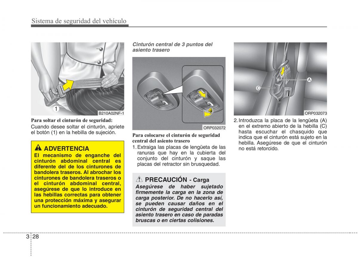 KIA Carens III 3 manual del propietario / page 41