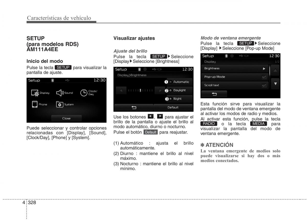 KIA Carens III 3 manual del propietario / page 415