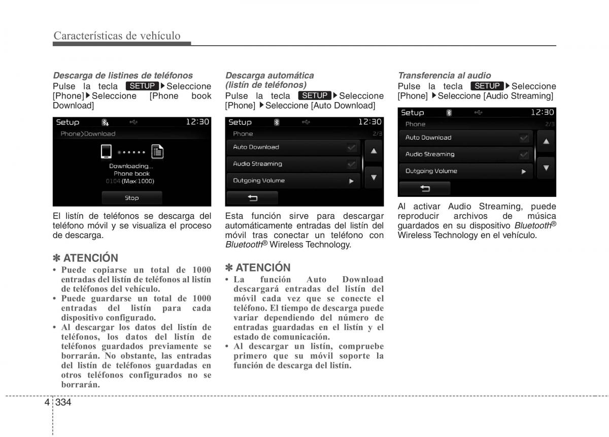 KIA Carens III 3 manual del propietario / page 421