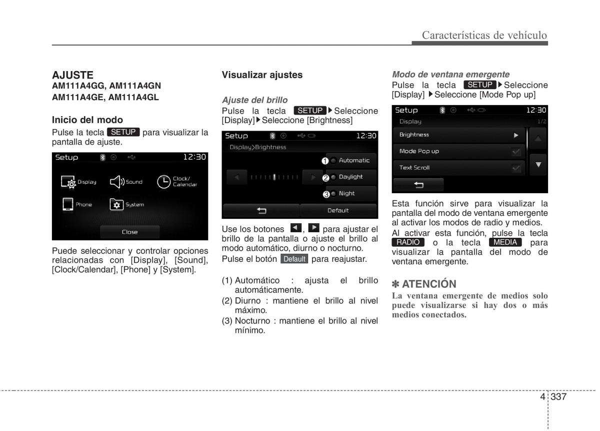 KIA Carens III 3 manual del propietario / page 424