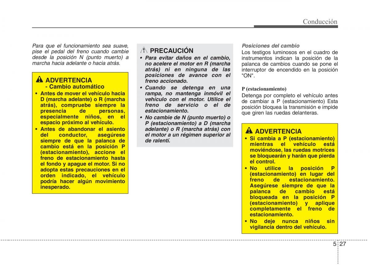 KIA Carens III 3 manual del propietario / page 460