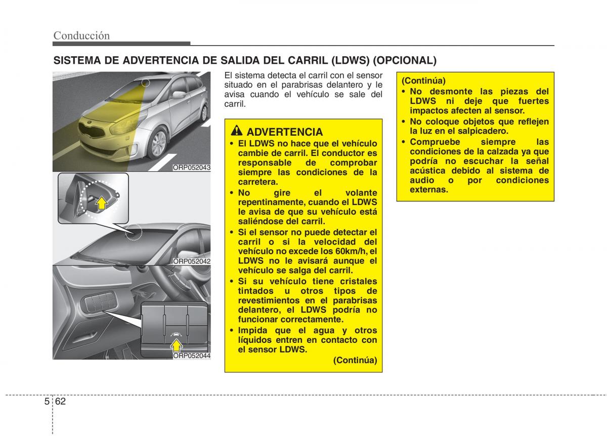 KIA Carens III 3 manual del propietario / page 495