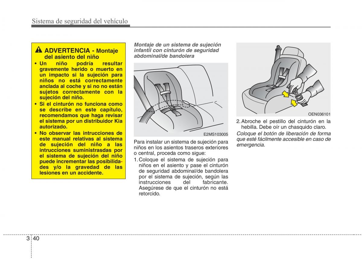 KIA Carens III 3 manual del propietario / page 53