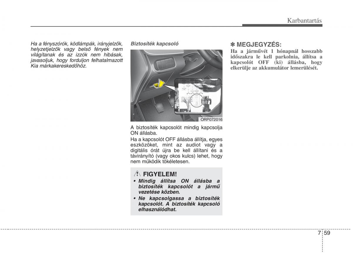 KIA Carens III 3 Kezelesi utmutato / page 545