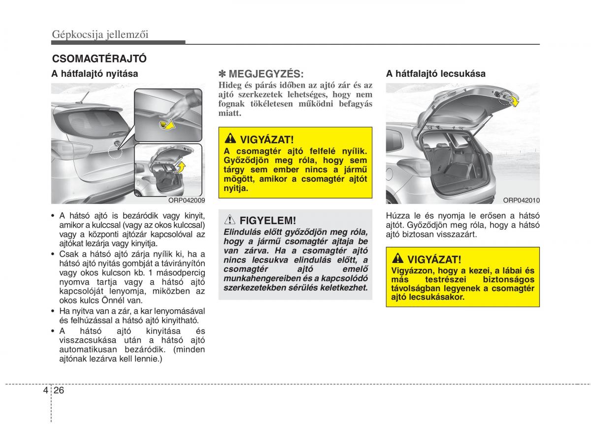 KIA Carens III 3 Kezelesi utmutato / page 55