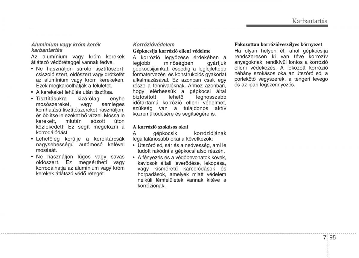 KIA Carens III 3 Kezelesi utmutato / page 581