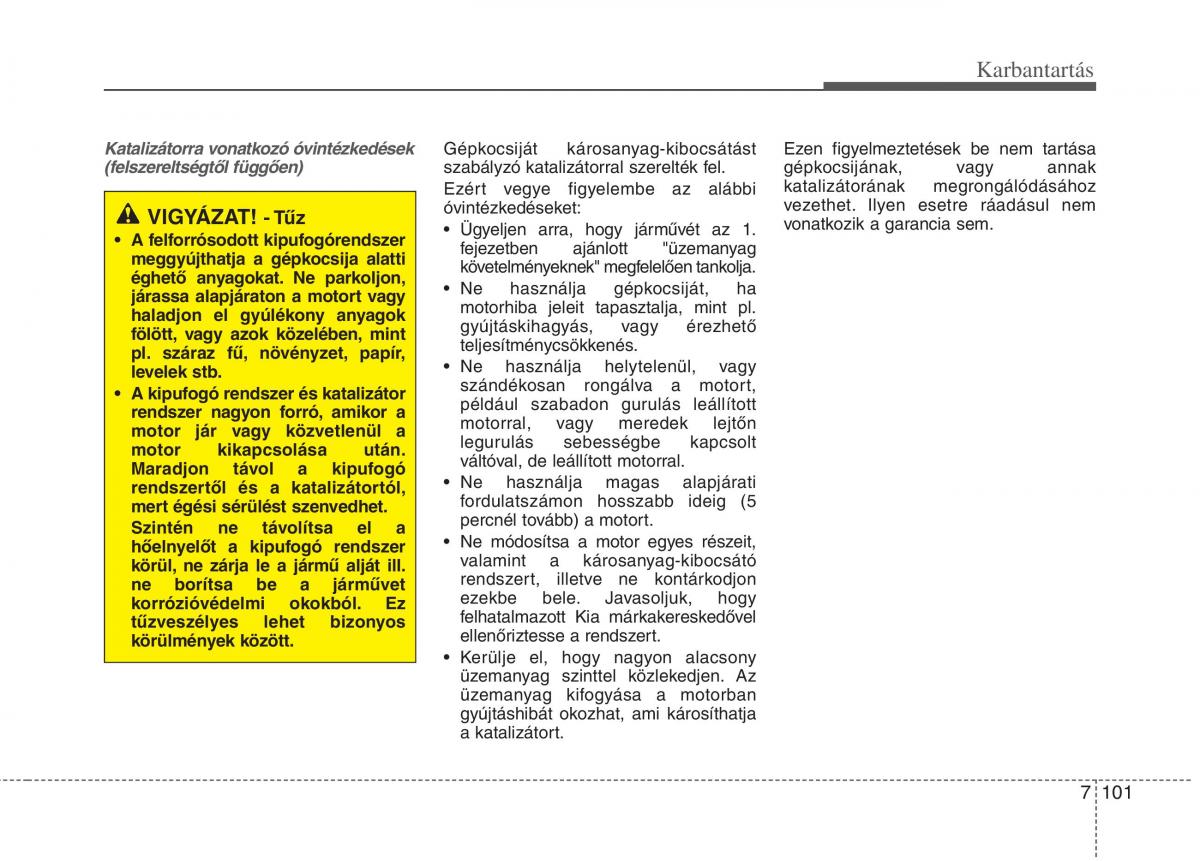 KIA Carens III 3 Kezelesi utmutato / page 587