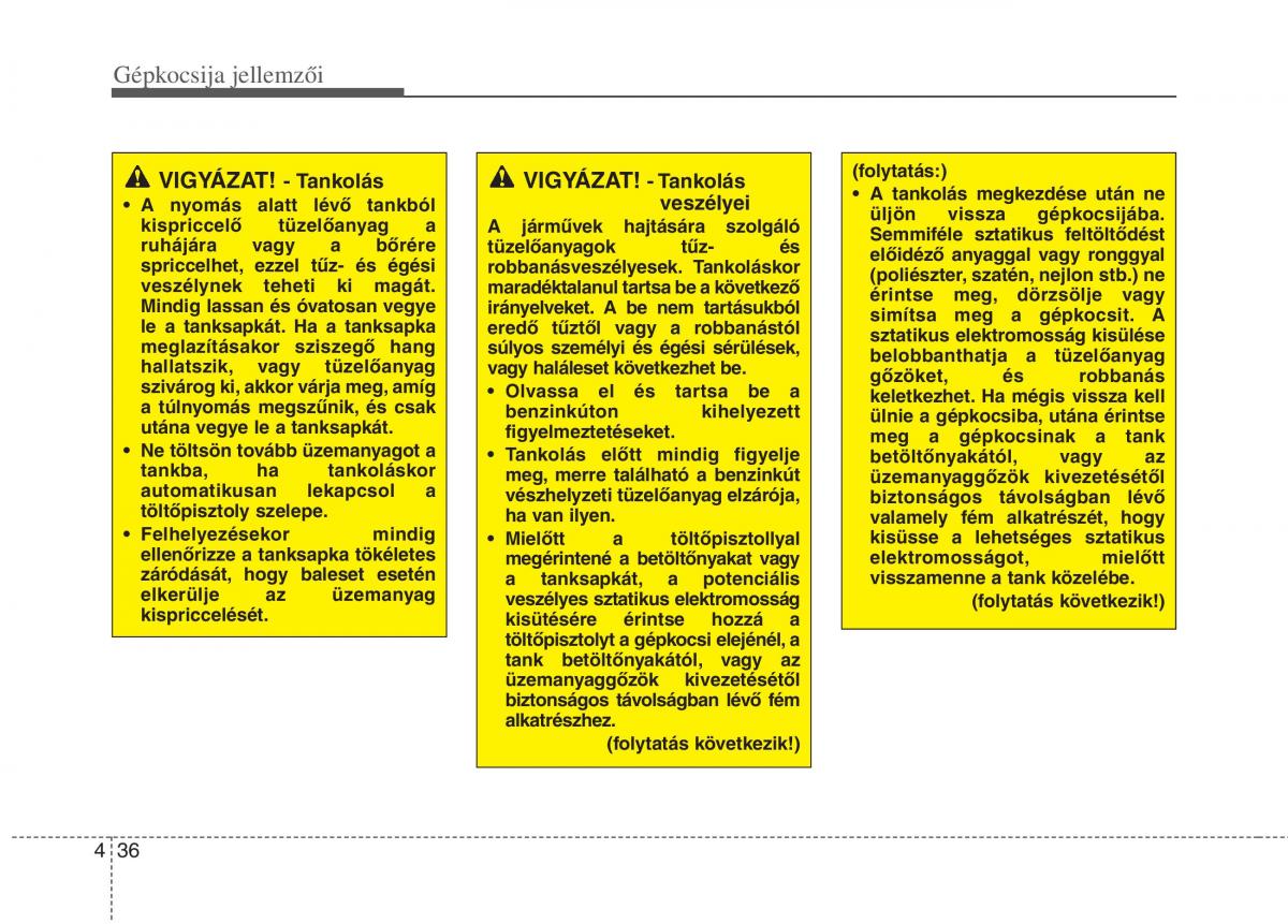 KIA Carens III 3 Kezelesi utmutato / page 65