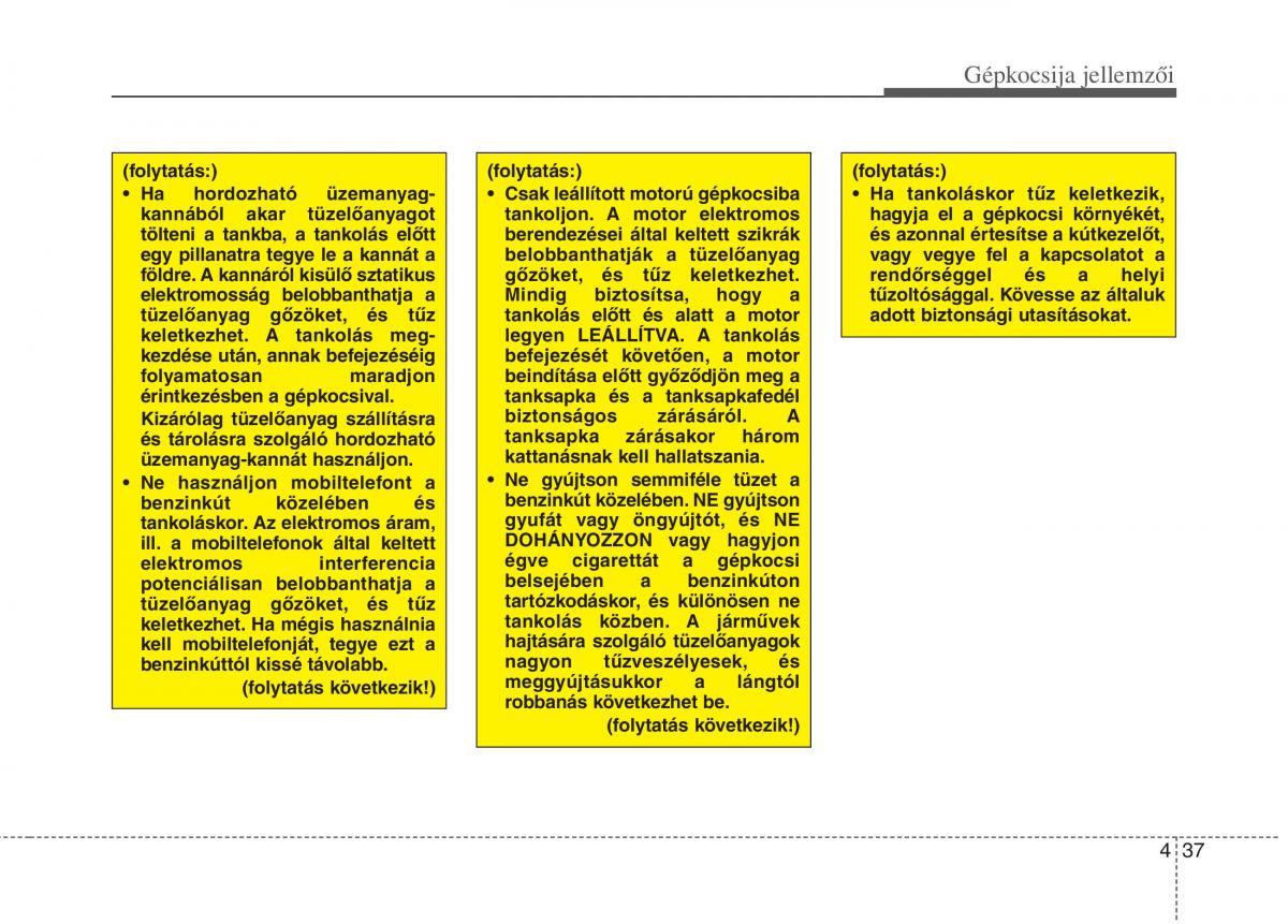 KIA Carens III 3 Kezelesi utmutato / page 66