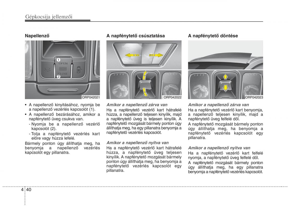 KIA Carens III 3 Kezelesi utmutato / page 69