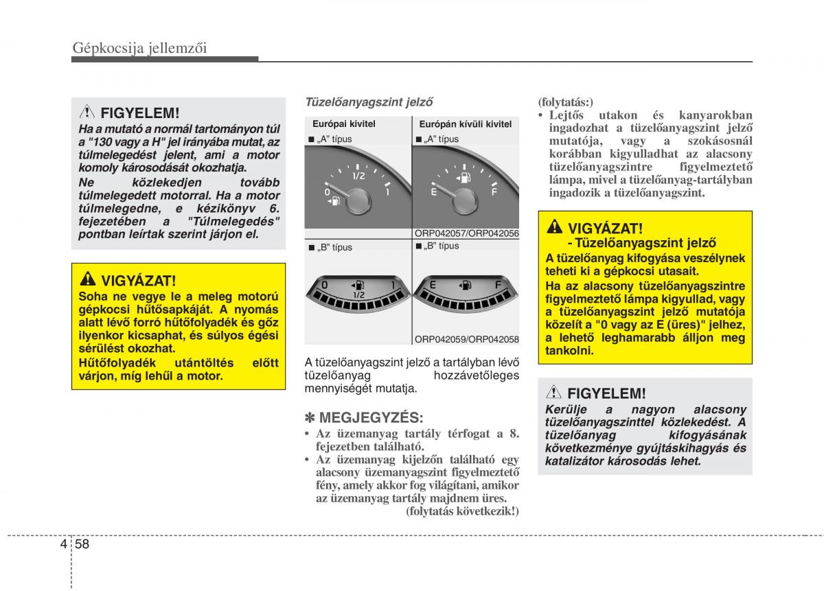 KIA Carens III 3 Kezelesi utmutato / page 87