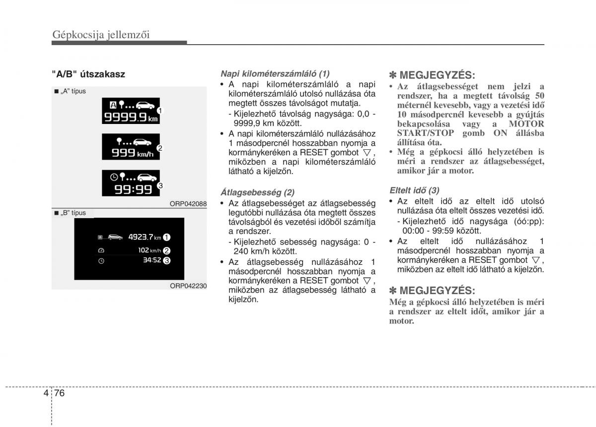 KIA Carens III 3 Kezelesi utmutato / page 105