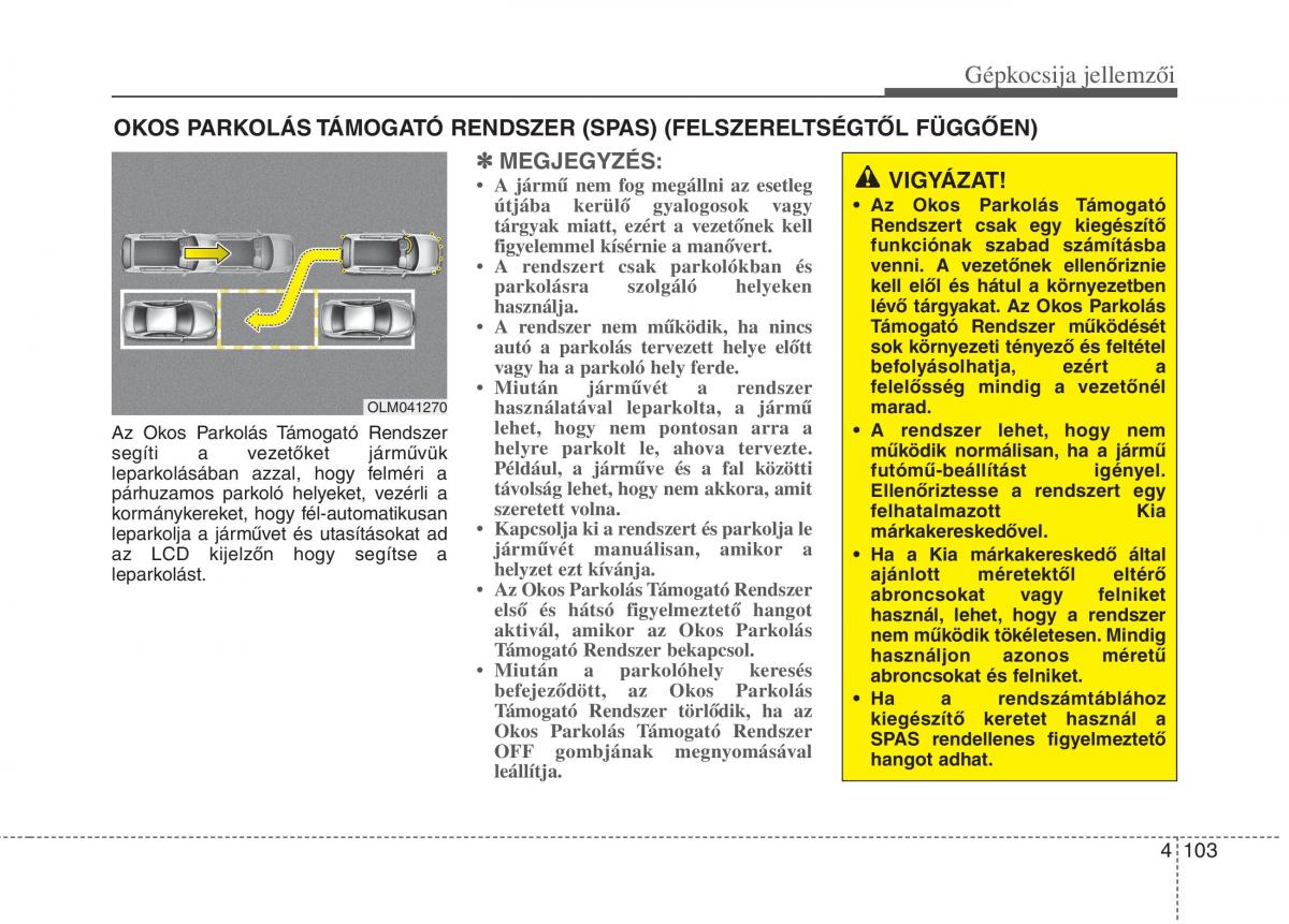 KIA Carens III 3 Kezelesi utmutato / page 132