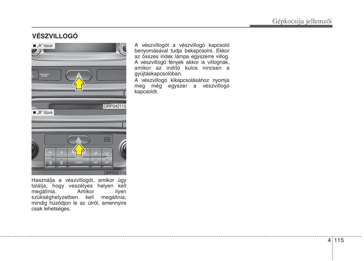 KIA Carens III 3 Kezelesi utmutato / page 144