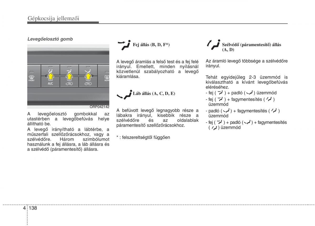 KIA Carens III 3 Kezelesi utmutato / page 167