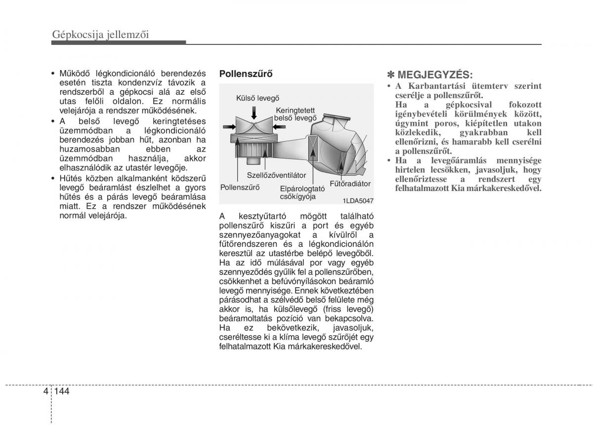 KIA Carens III 3 Kezelesi utmutato / page 173