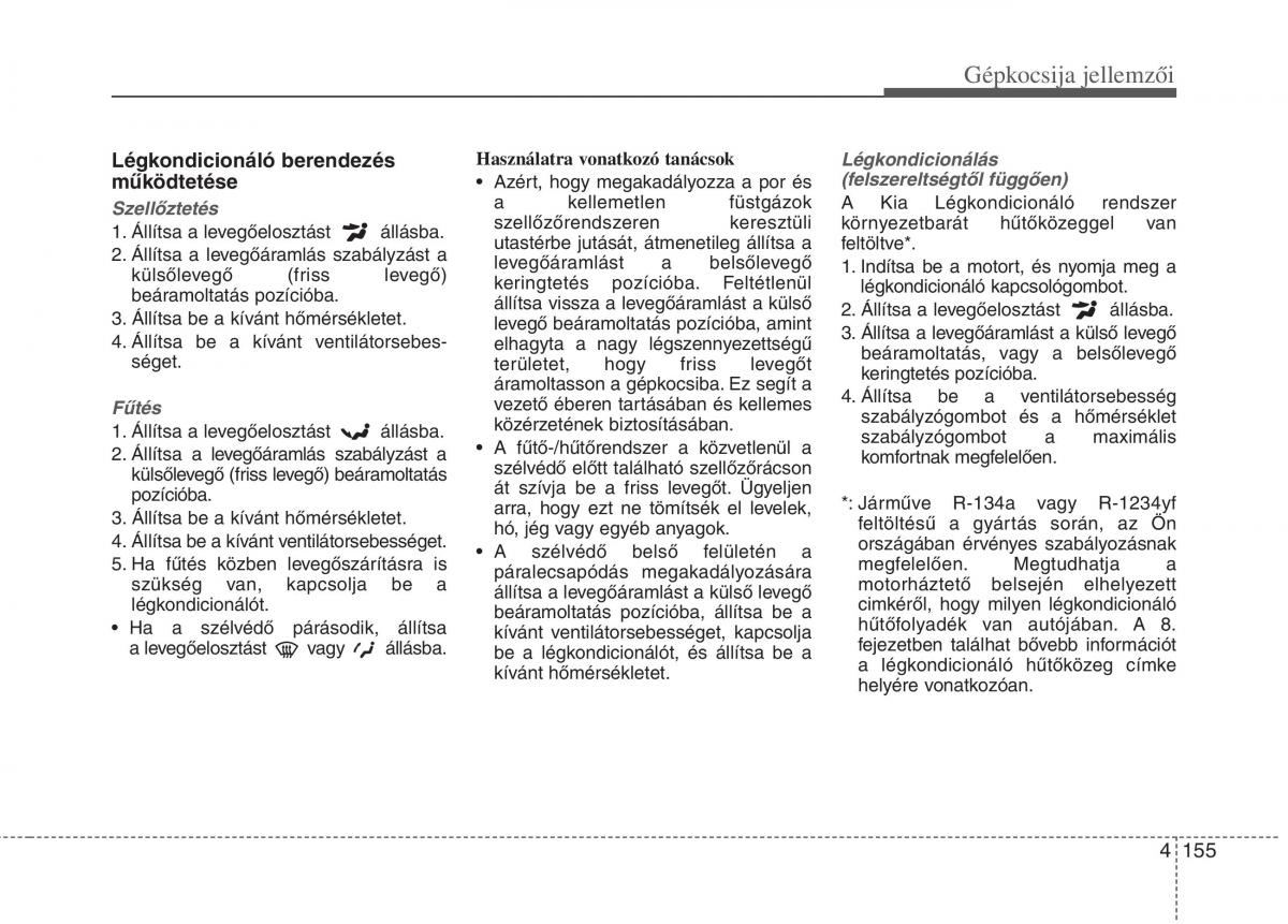 KIA Carens III 3 Kezelesi utmutato / page 184