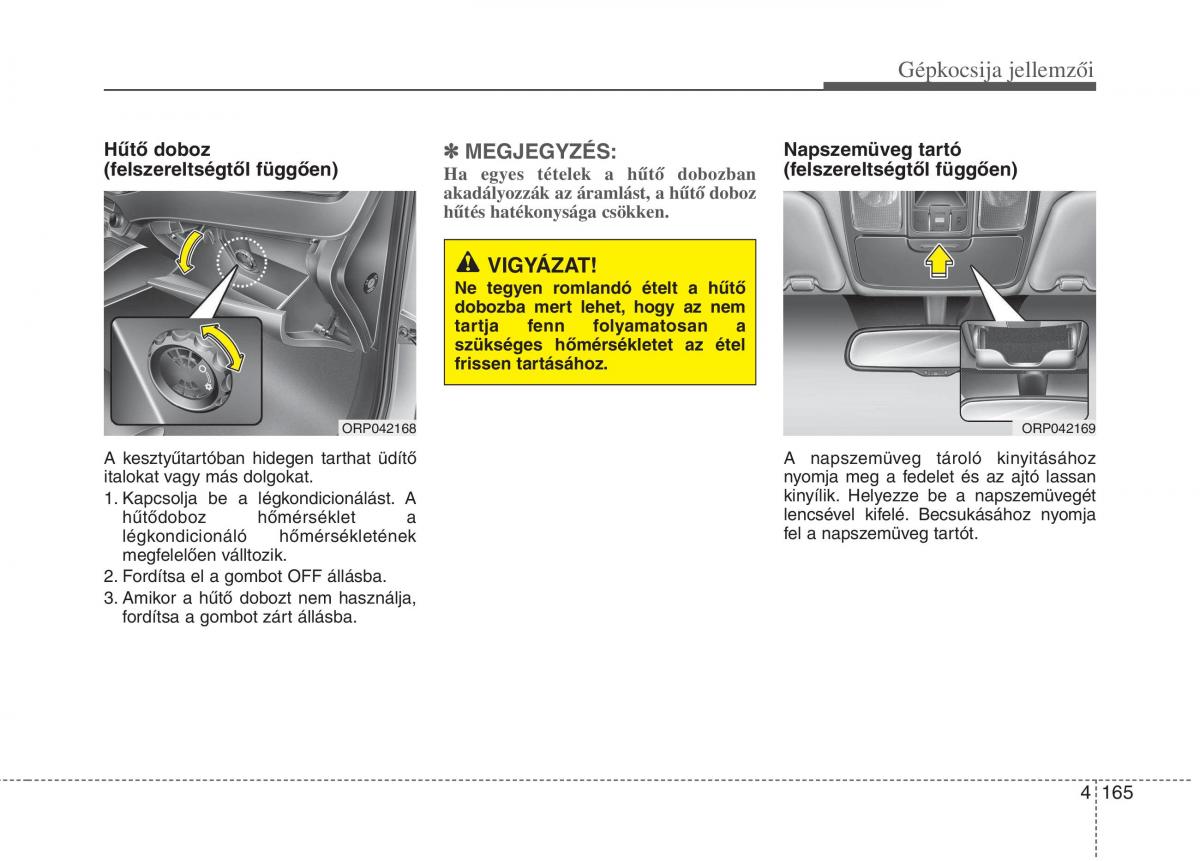 KIA Carens III 3 Kezelesi utmutato / page 194