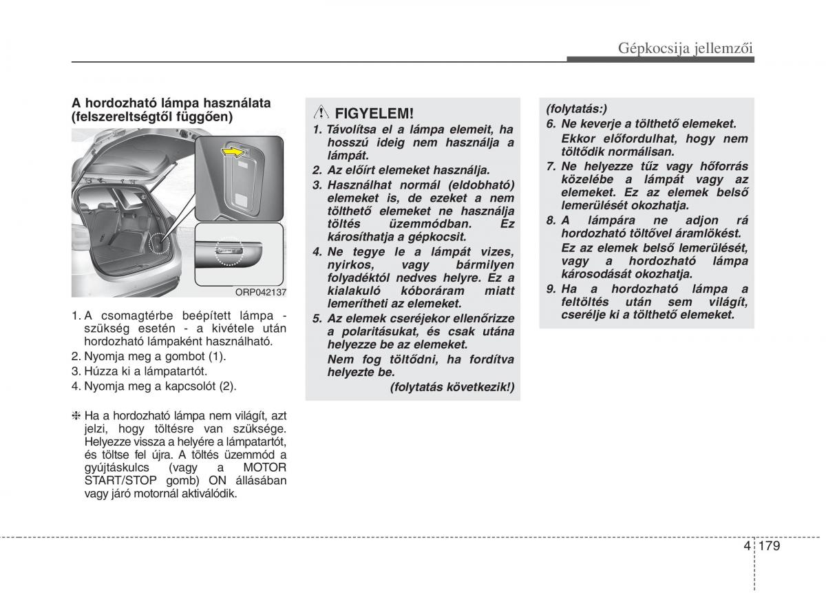 KIA Carens III 3 Kezelesi utmutato / page 208