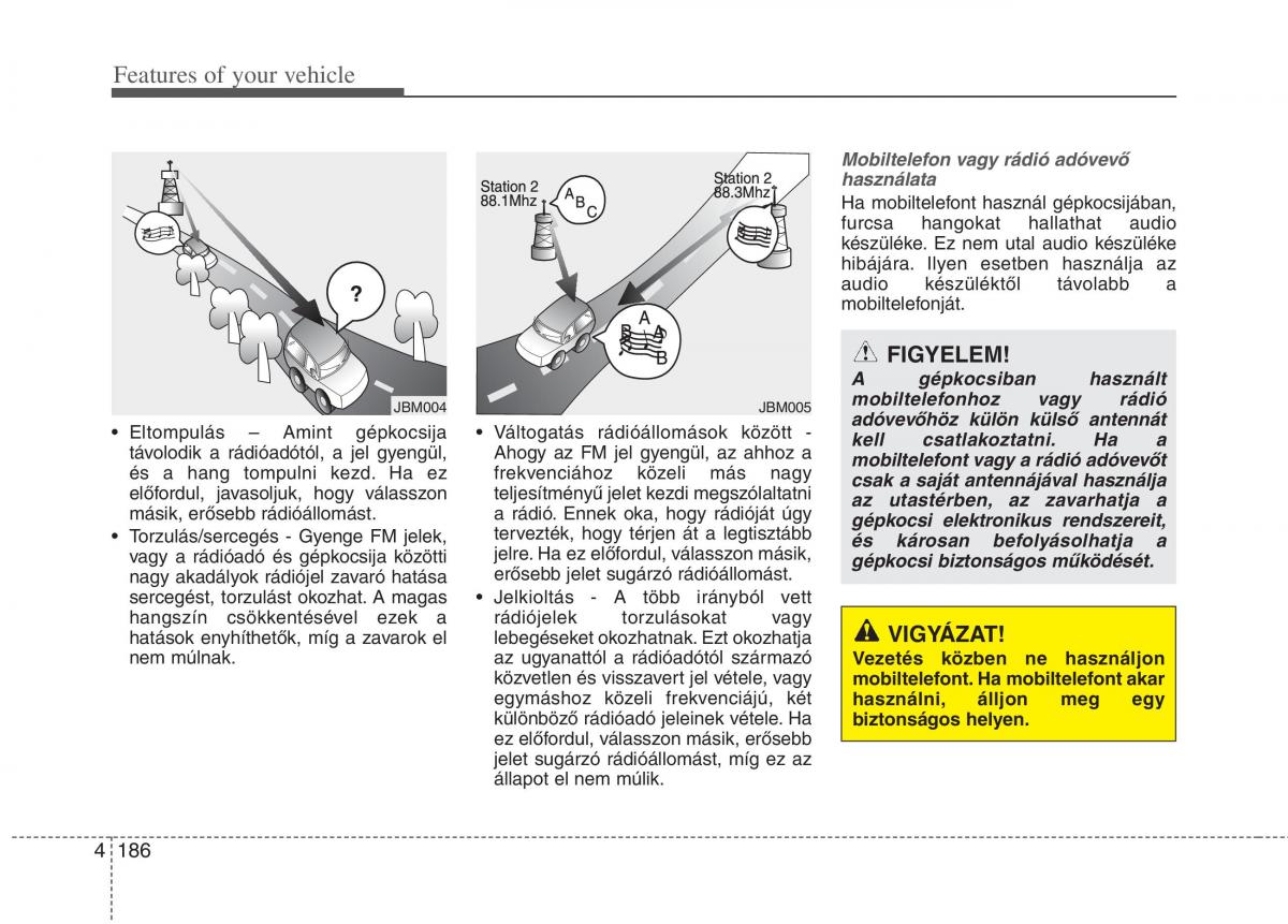 KIA Carens III 3 Kezelesi utmutato / page 215