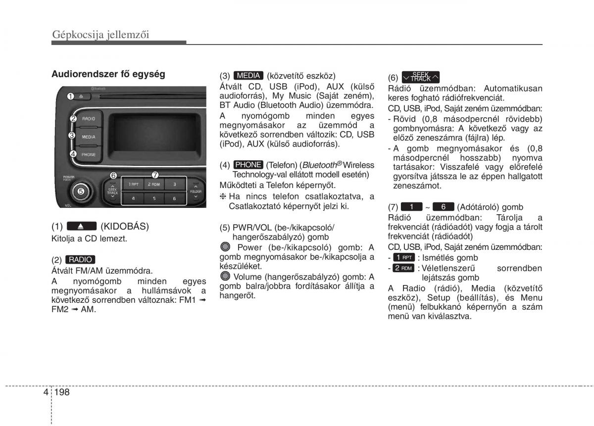 KIA Carens III 3 Kezelesi utmutato / page 227