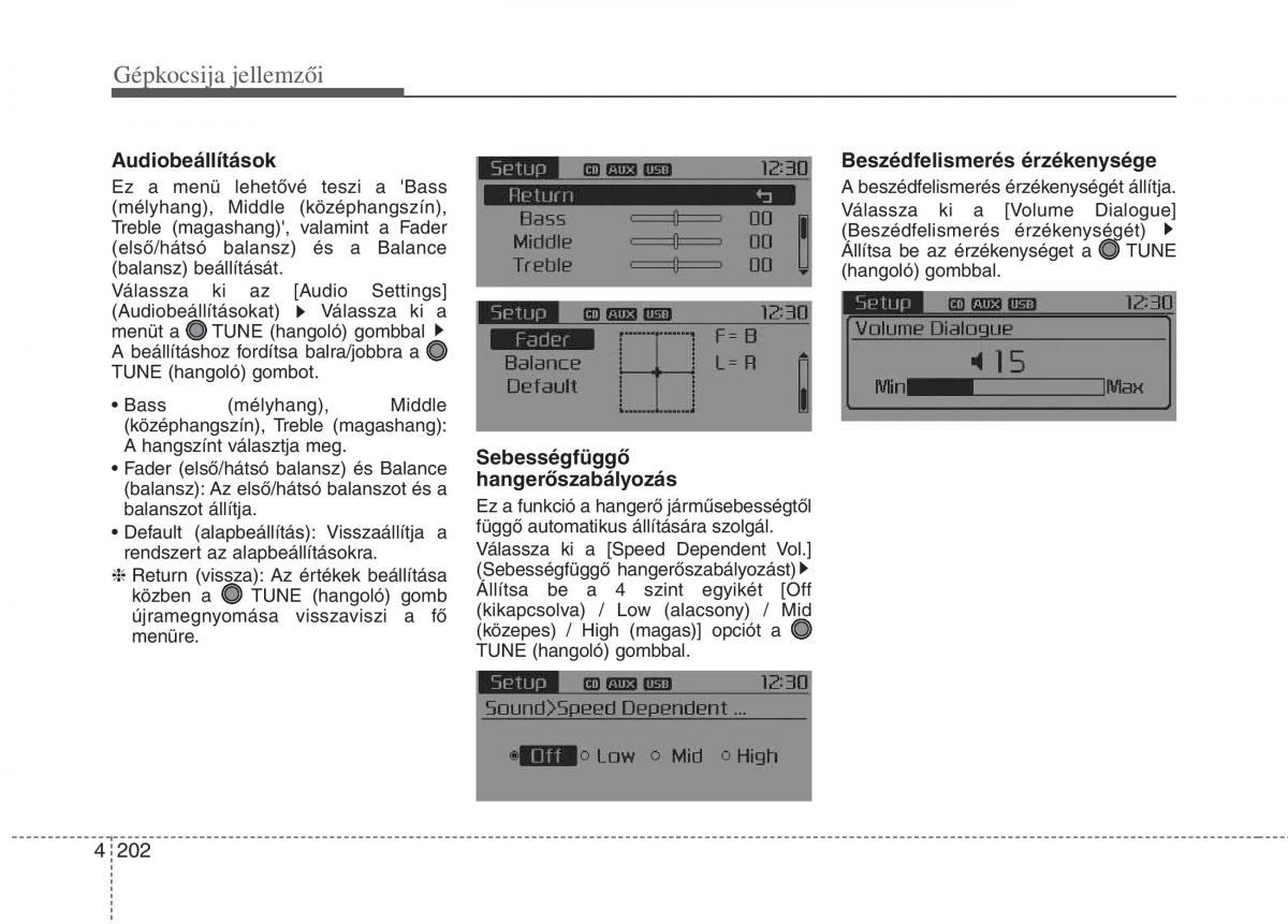 KIA Carens III 3 Kezelesi utmutato / page 231