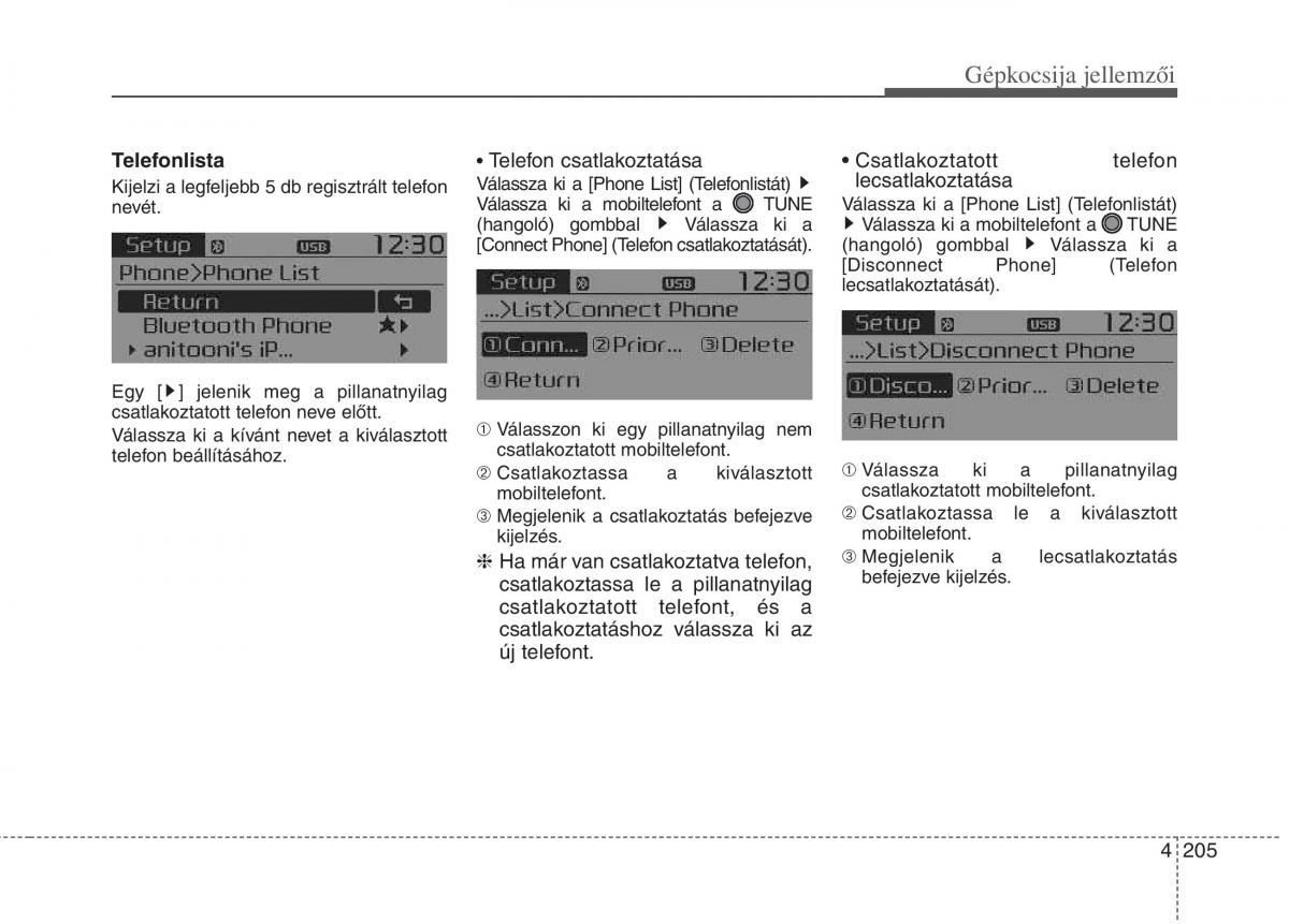 KIA Carens III 3 Kezelesi utmutato / page 234