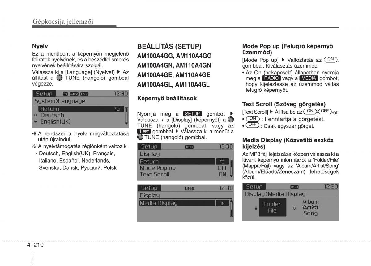 KIA Carens III 3 Kezelesi utmutato / page 239