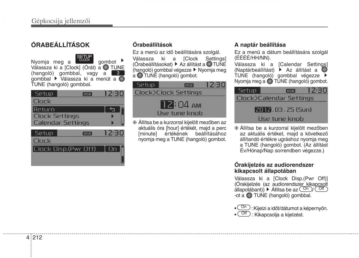 KIA Carens III 3 Kezelesi utmutato / page 241