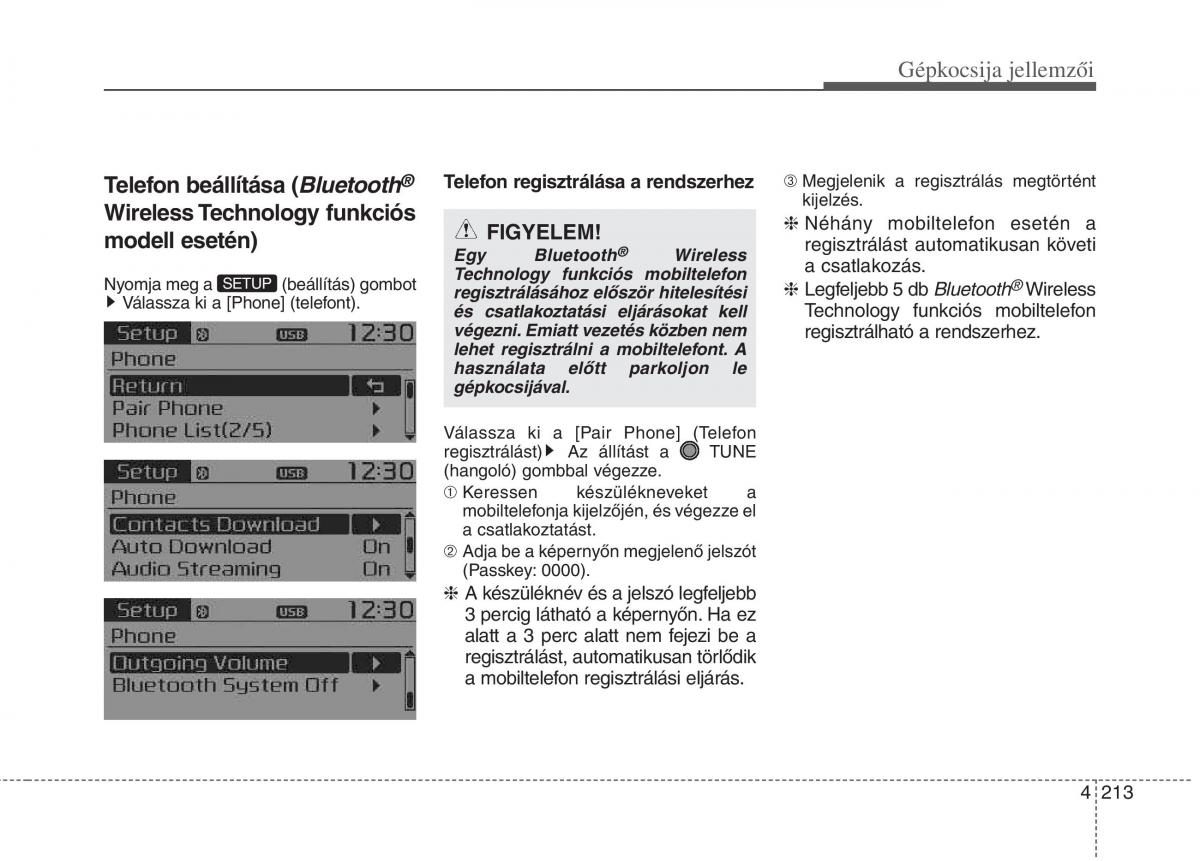 KIA Carens III 3 Kezelesi utmutato / page 242