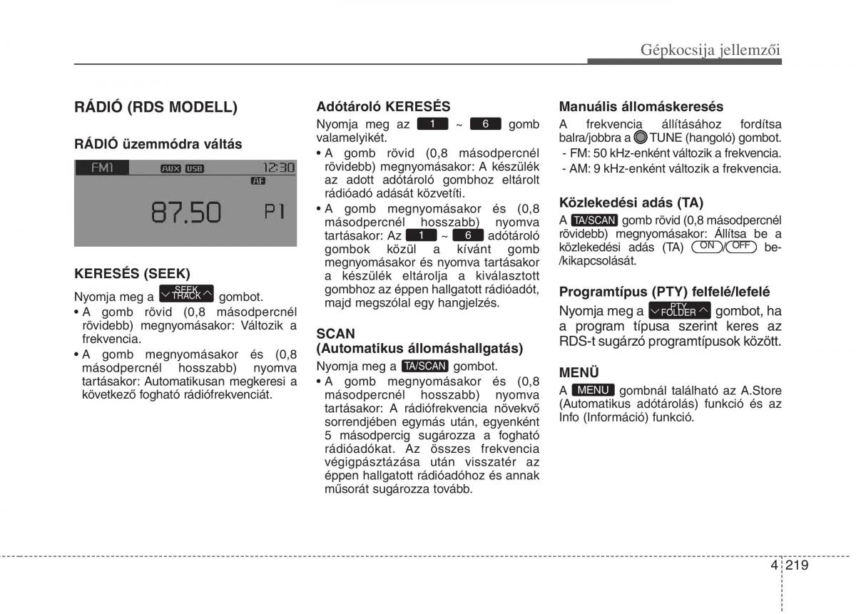 KIA Carens III 3 Kezelesi utmutato / page 248