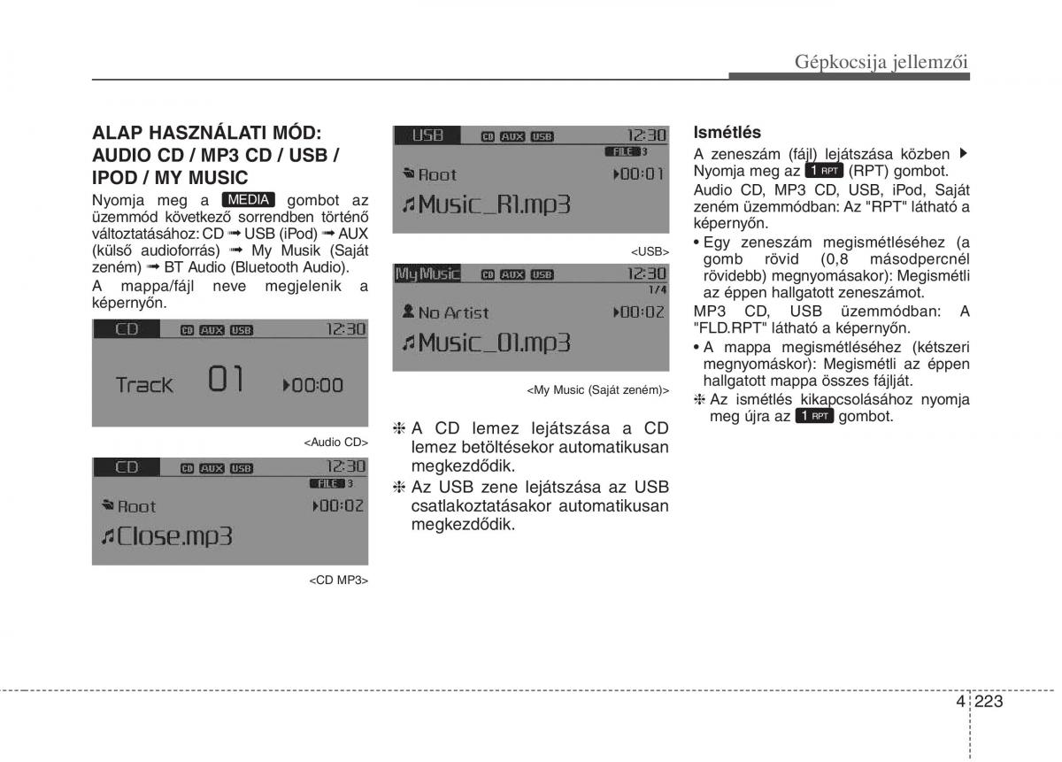 KIA Carens III 3 Kezelesi utmutato / page 252