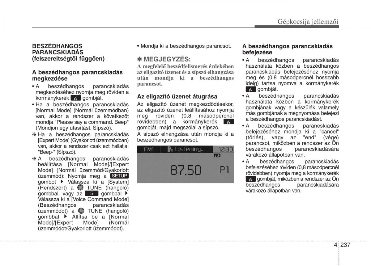 KIA Carens III 3 Kezelesi utmutato / page 266