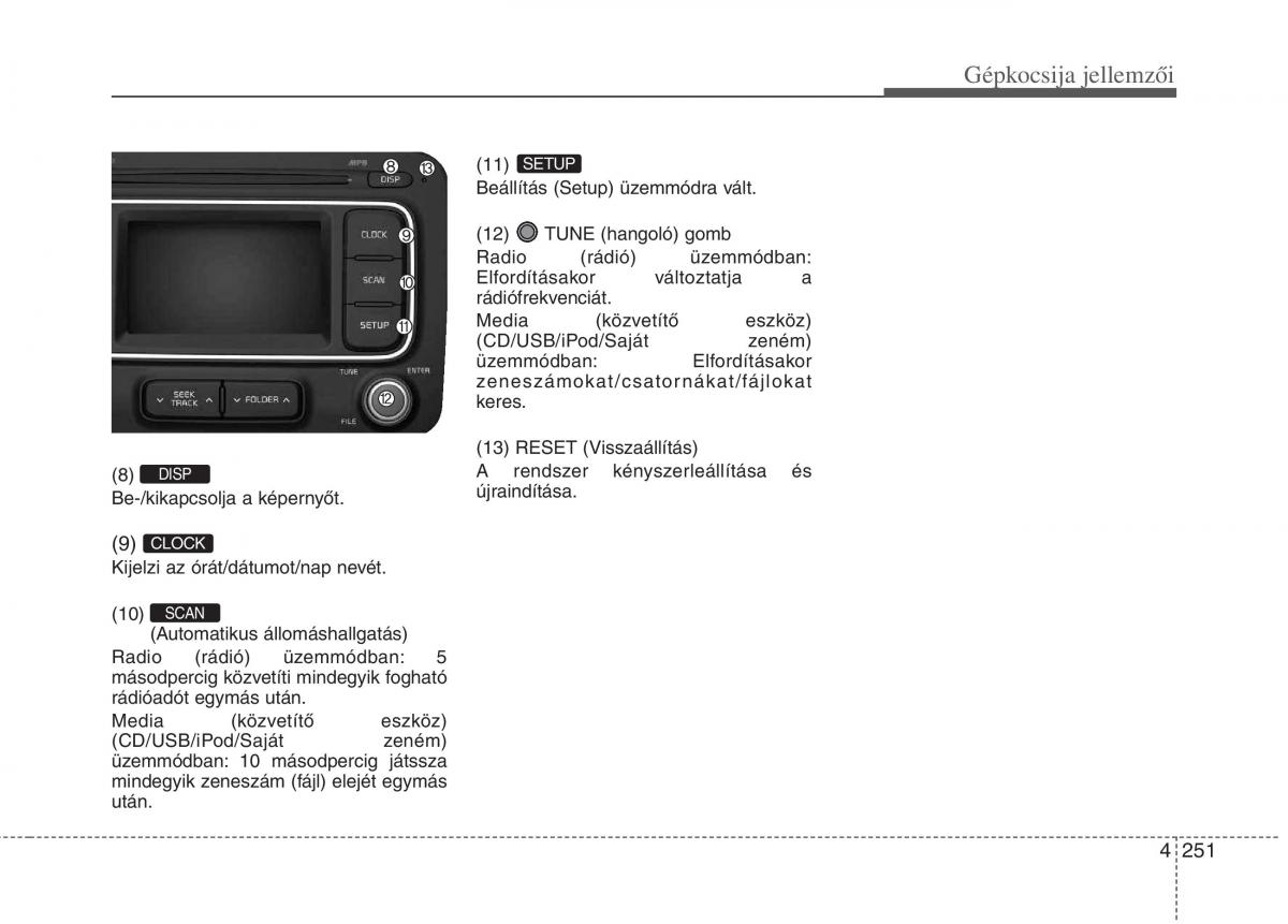 KIA Carens III 3 Kezelesi utmutato / page 280