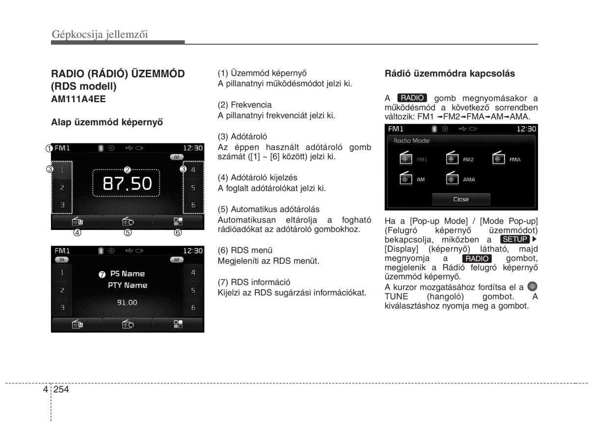 KIA Carens III 3 Kezelesi utmutato / page 283