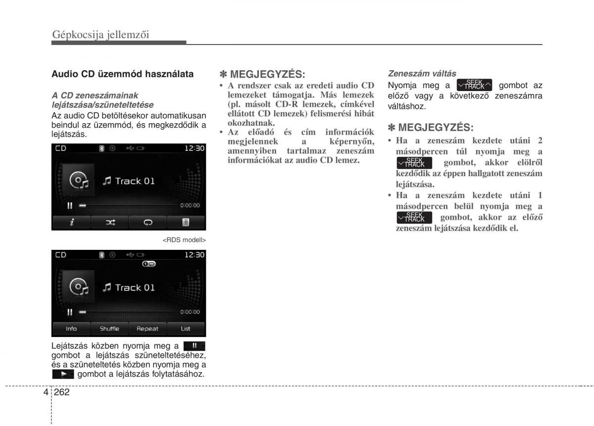 KIA Carens III 3 Kezelesi utmutato / page 291