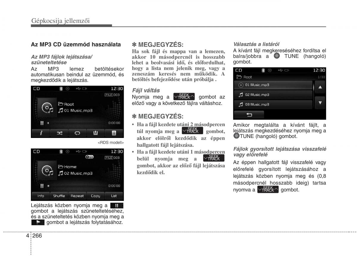 KIA Carens III 3 Kezelesi utmutato / page 295