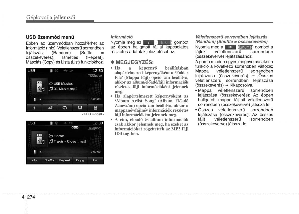 KIA Carens III 3 Kezelesi utmutato / page 303