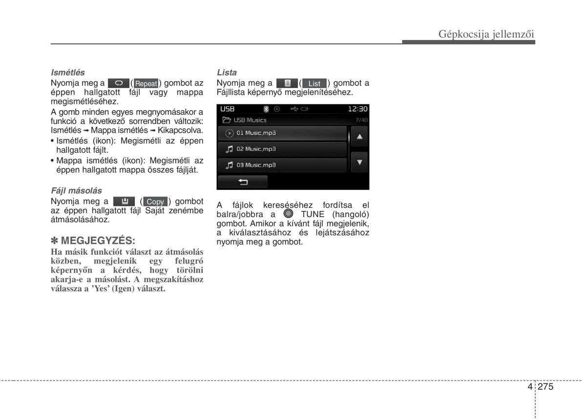 KIA Carens III 3 Kezelesi utmutato / page 304