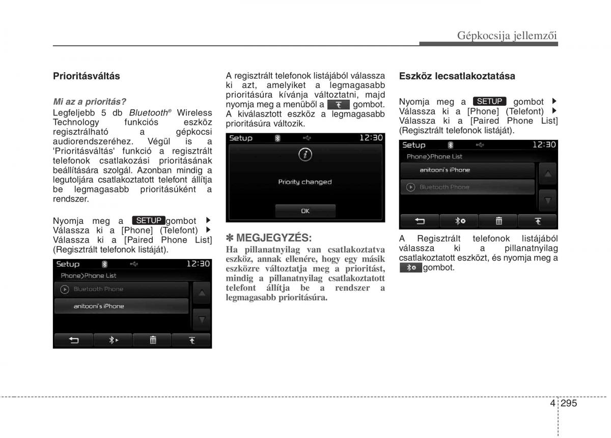 KIA Carens III 3 Kezelesi utmutato / page 324