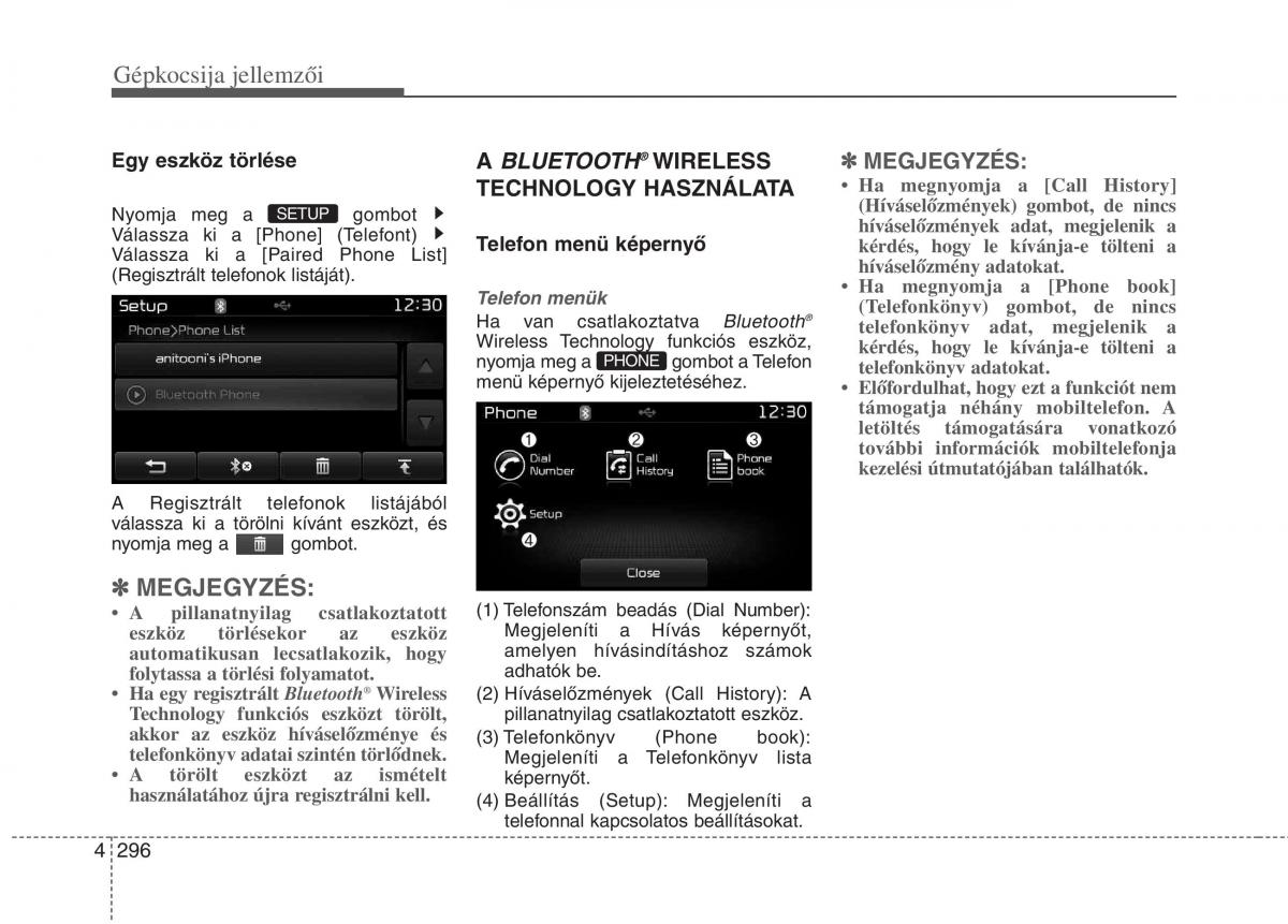 KIA Carens III 3 Kezelesi utmutato / page 325