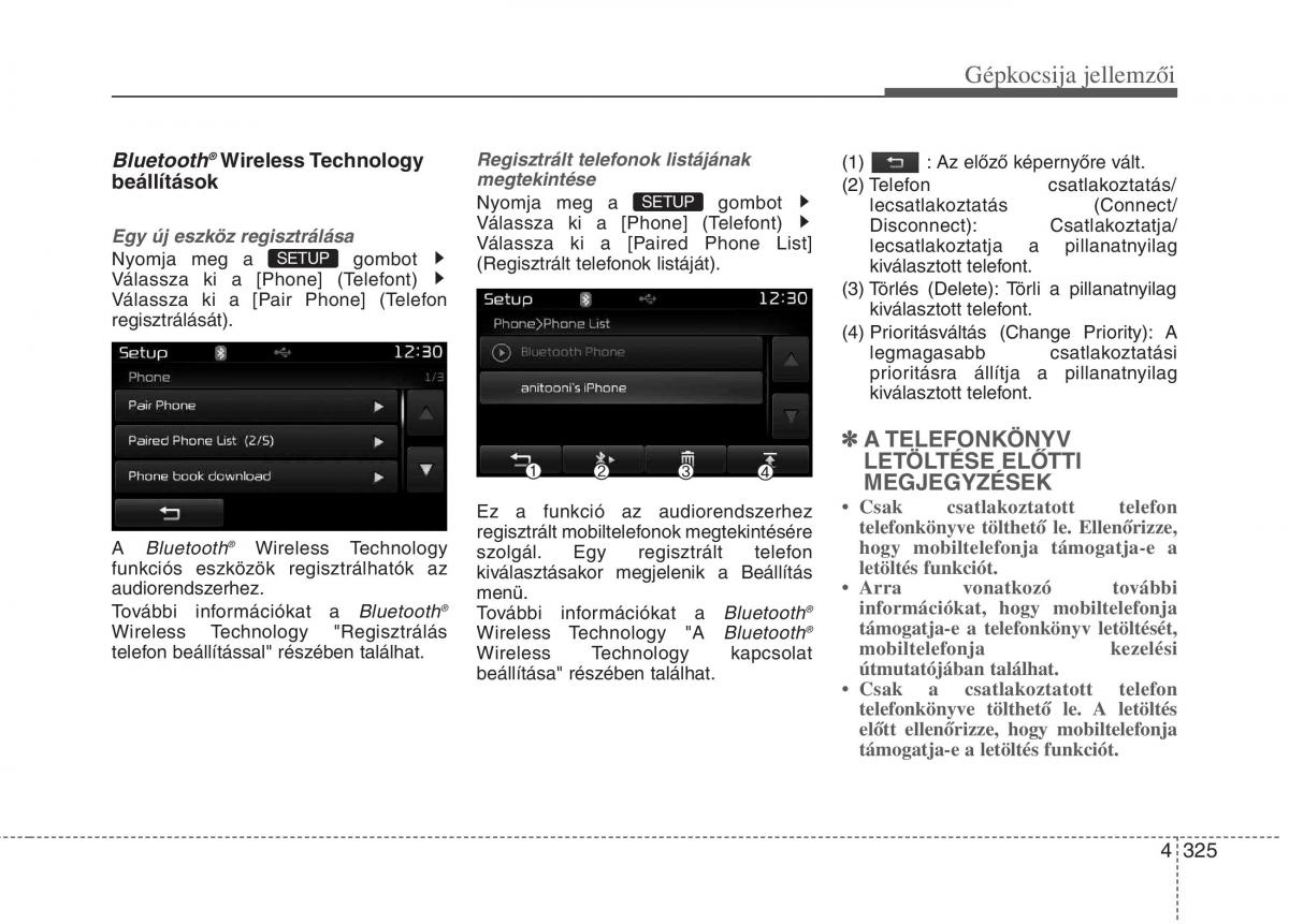 KIA Carens III 3 Kezelesi utmutato / page 354